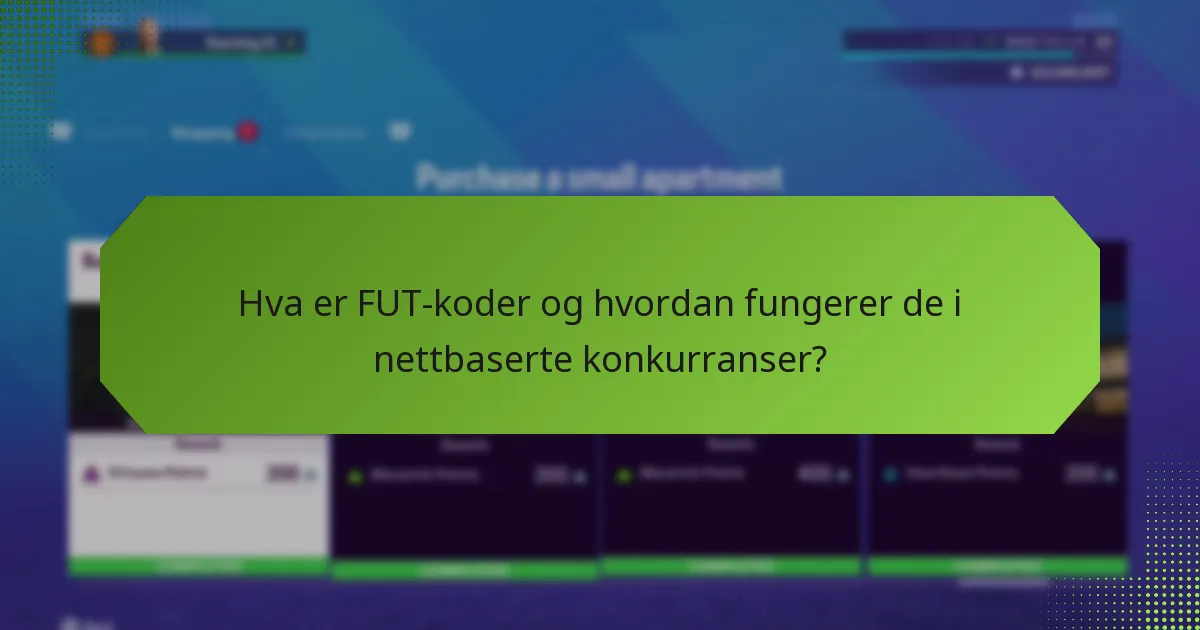 Hvordan kan jeg delta i nettbaserte konkurranser ved hjelp av FUT-koder?