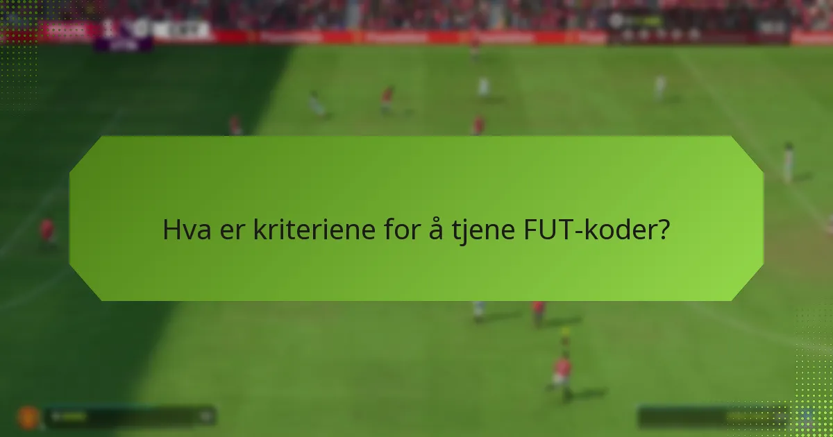 Hva er fordelene med å bruke FUT-koder?