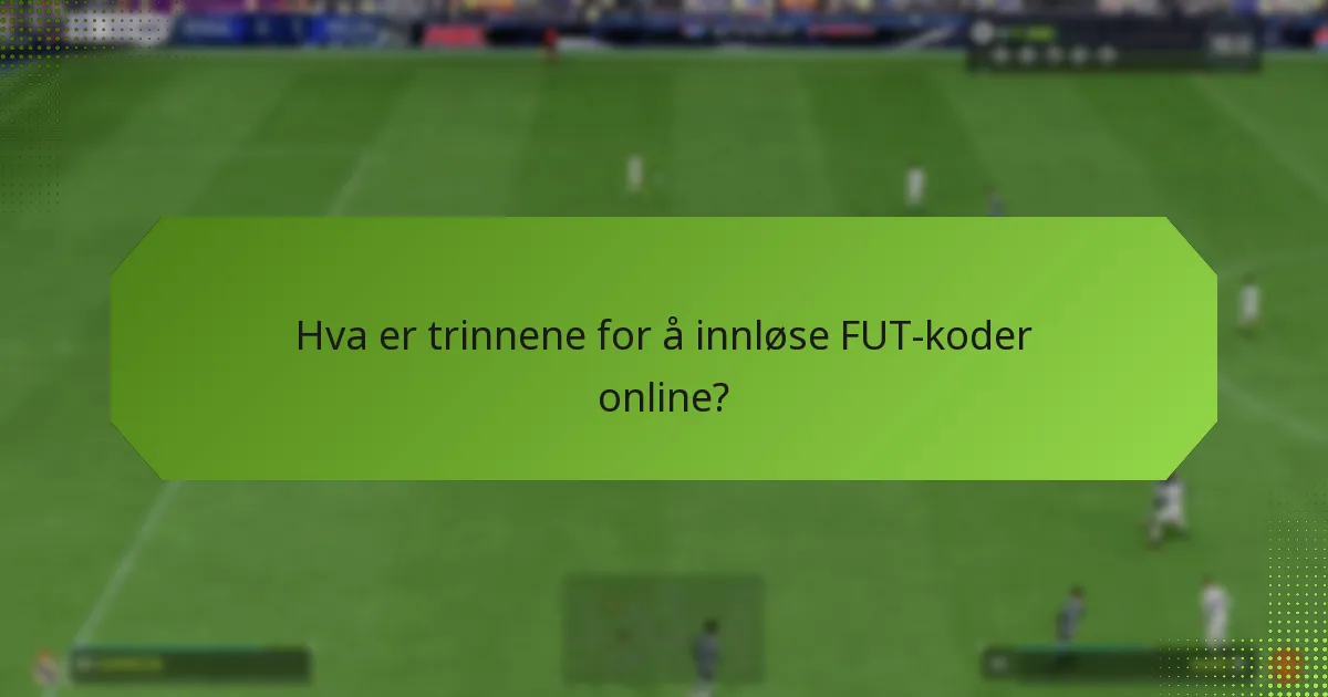 Hvordan innløse FUT-koder i spillet?